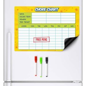 Magnetic A3 Chore Chart Fridge Board