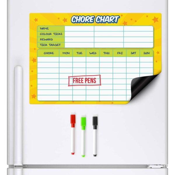 Magnetic A3 Chore Chart Fridge Board