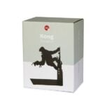king kong silhouette bookend gorilla book stopper (black metal)
