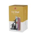Black Metal Le Chef Kitchen Silhouette Bookend