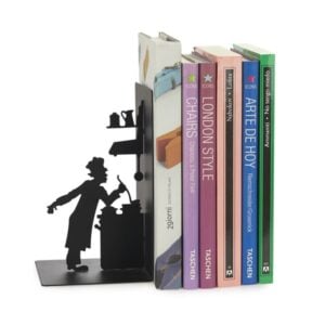 Black Metal Le Chef Kitchen Silhouette Bookend