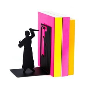 Psycho shower scene silhouette book stopper