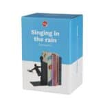 singing in the rain lamp post scene silhouette bookend