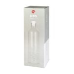 atlantis h2o 1.2l water bottle (borosilicate glass, secure silicone plug)
