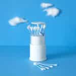 pop-up cotton bud dispenser (easy-to-use abs plastic storage solution)