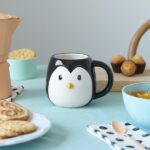pingo penguin mug (400ml ceramic mug, hand-painted)