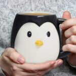 pingo penguin mug (400ml ceramic mug, hand-painted)