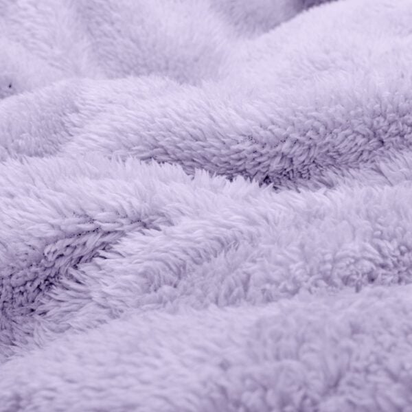 Snug-Rug Sherpa Throw Blanket Lavender