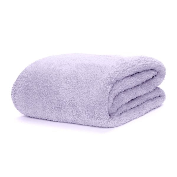 Snug-Rug Sherpa Throw Blanket Lavender