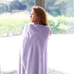 Snug-Rug Sherpa Throw Blanket Lavender