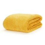Snug-Rug Sherpa Throw Blanket Mustard