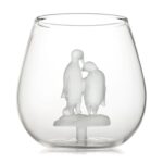 Penguins in a Stemless Glass Tumbler (600ml) Bar Bespoke