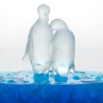 Penguins in a Stemless Glass Tumbler (600ml) Bar Bespoke