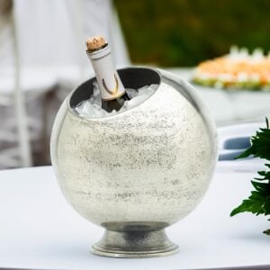 Pewter Ice Bucket Drinks Cooler for Champagne, Wine & Prosecco