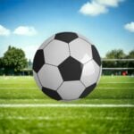 Giant Inflatable Football – 107cm Outdoor Beach Ball