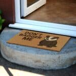 “Don’t Badger Me” Coir Doormat – Indoor/Outdoor Humour for Your Doorstep