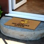 “No Quacks Given” Duck Coir Doormat – Indoor/Outdoor Humour for Your Doorstep