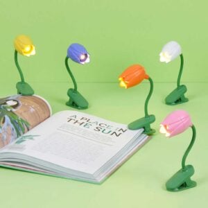 Tulip Book Light Clip-On LED Reading Lamp – by Balvi