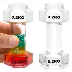 Dumbbell Shot Glasses – Novelty Glassware (60 ml) Pack of 2
