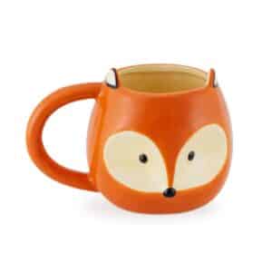 Fox Mug Ceramic Animal-Themed Drinks Cup – by Balvi (482 ml)