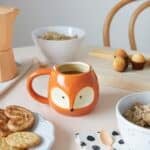 Fox Mug Ceramic Animal-Themed Drinks Cup – by Balvi (482 ml)