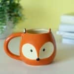 Fox Mug Ceramic Animal-Themed Drinks Cup – by Balvi (482 ml)