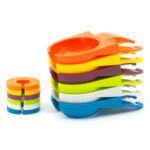 Plate Clips & Glass Marker Rings – Buffet Party Set (12 Piece)