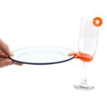 Plate Clips & Glass Marker Rings – Buffet Party Set (12 Piece)
