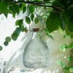 Extra-Large Glass Wasp Trap Catcher with Metal Hanger (35cm)