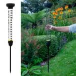 Extra Large Rain Gauge with Spike – Outdoor Dual Scale Gauge