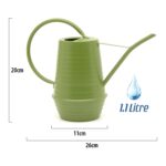 Olive Green Indoor Watering Can Long Spout Houseplants (1.1 Litre)