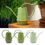 Olive Green Indoor Watering Can Long Spout Houseplants (1.1 Litre)