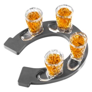 Wild West Horseshoe Boot Shot Glass Set (4 × 30ml) Final Touch