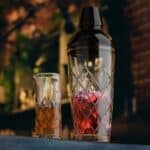Yarai Glass Cocktail Shaker/Jigger Set (Black Chrome) Final Touch