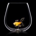 Gold Fish in a Stemless Glass Tumbler (600ml) Bar Bespoke