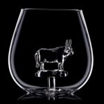 Highland Cow in a Stemless Glass Tumbler (600ml) Bar Bespoke