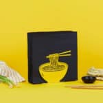 Ramen Shaped Metal Napkin Holder Tabletop Accessory by Balvi