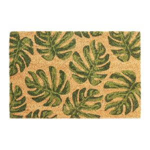 Monstera Leaf Coir Doormat – Indoor/Outdoor for Your Doorstep