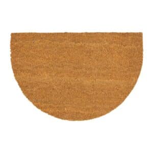 Half Moon Shaped Coir Doormat – Indoor/Outdoor for Your Doorstep