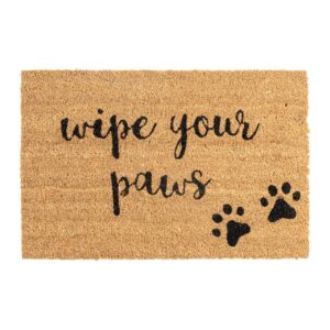 "Wipe Your Paws" Text Doormat – Indoor/Outdoor for Your Doorstep