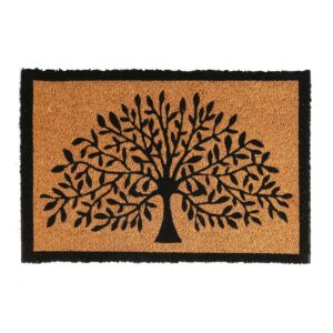 Tree of Life Printed Coir Doormat – Indoor/Outdoor for Your Doorstep