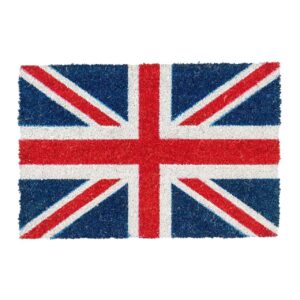 Union Jack Flag Coir Doormat – Indoor/Outdoor for Your Doorstep