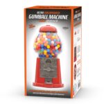 Large Retro Coin Operated Gumball Machine Sweet Dispenser (28cm) (Black)