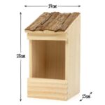 Open Face Wildlife Feeder – Wooden Garden Feeding Station