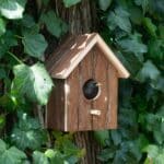 Starling / Sparrow Bird House (4.5cm Hole) Wood Garden Nest Box