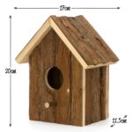 Starling / Sparrow Bird House (4.5cm Hole) Wood Garden Nest Box
