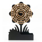 Metal Flower Mosquito Incense Spiral Holder (10 Citronella Coils)