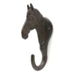 Cast Iron Horse Wall Hook – Decorative Heavy Duty Metal Hanger
