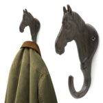 Cast Iron Horse Wall Hook – Decorative Heavy Duty Metal Hanger