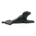 Dog Shaped Door Stop – Decorative Cast Iron Heavy Duty Wedge